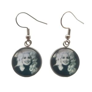 Handcrafted Dolly Parton Earrings